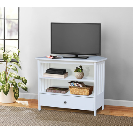 International Concepts Mission Corner TV Stand, White TV08-27